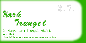 mark trungel business card